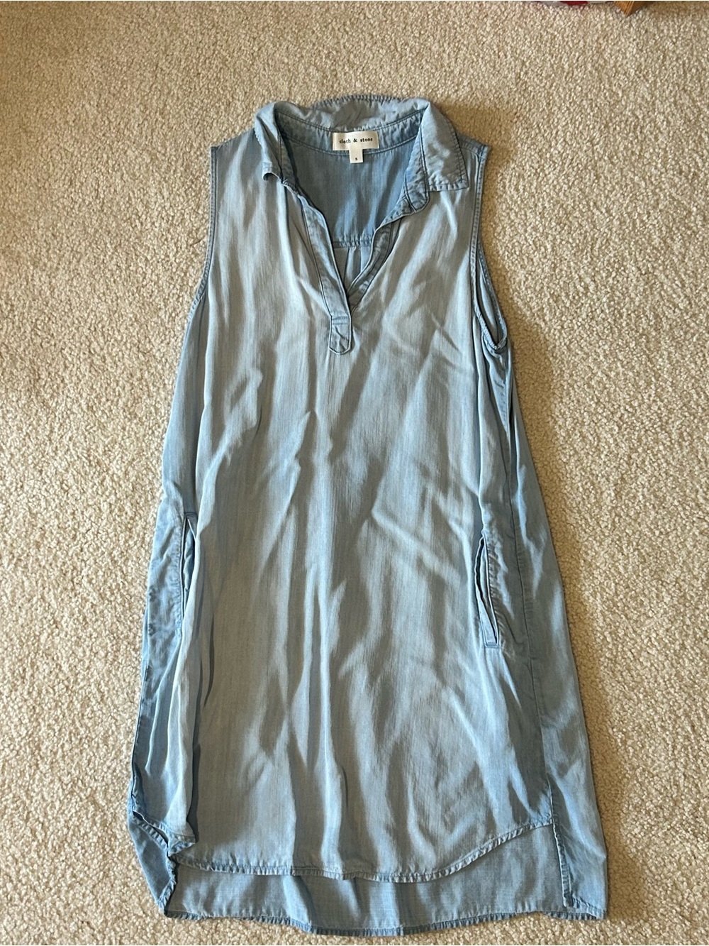Cloth & Stone Light Blue Women’s Tunic Dress